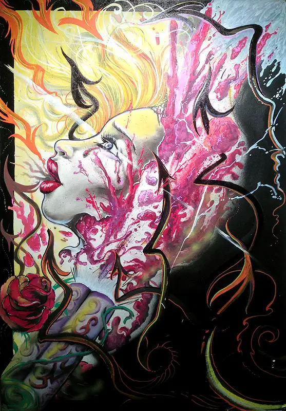 Blissful Release by Power Dude of Dudes Tattoos