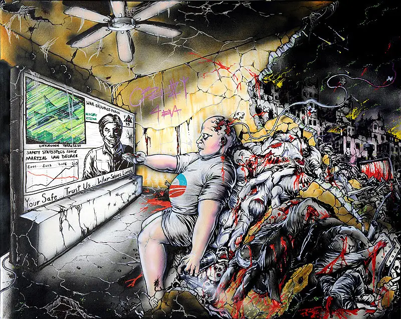 Media Hogwash by Power Dude of Dudes Tattoos