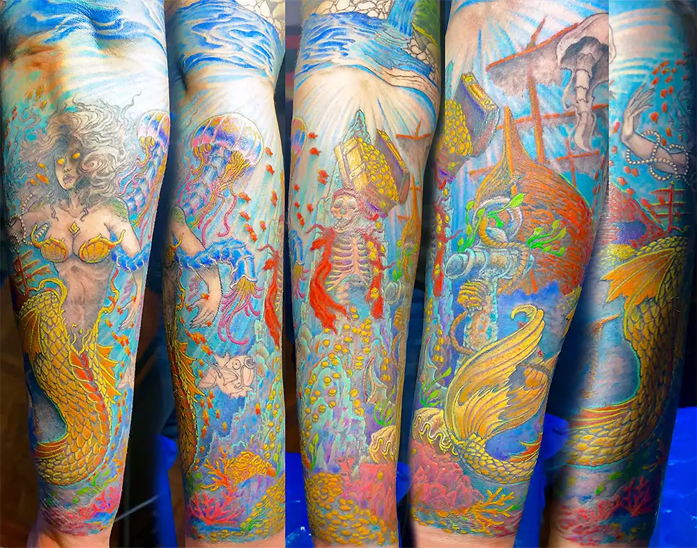 Marvel Wolverine hand tattoo