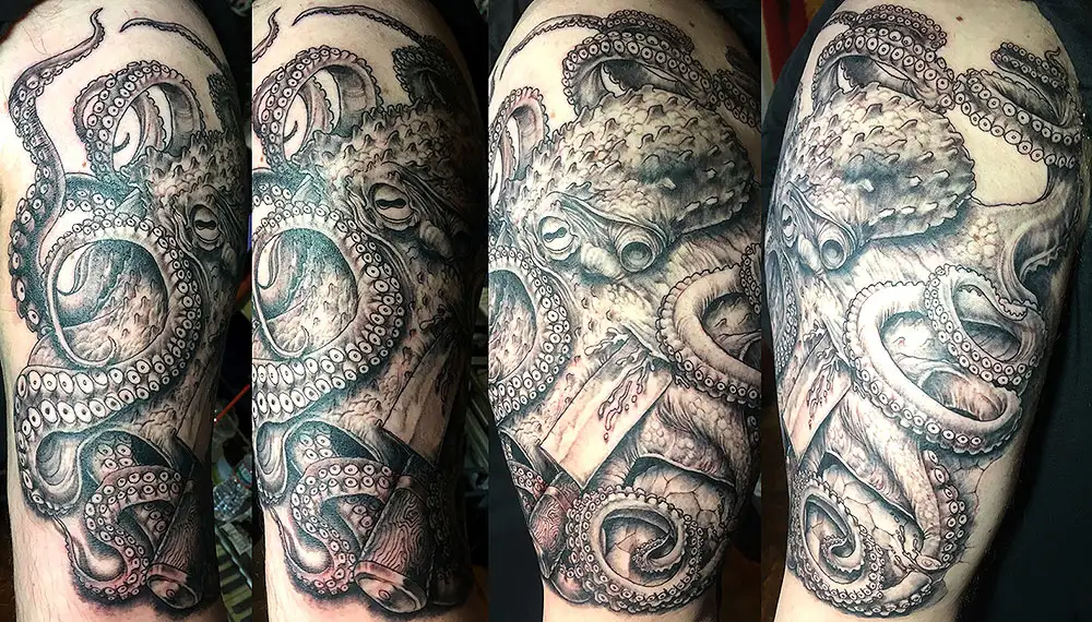 Marvel Wolverine hand tattoo