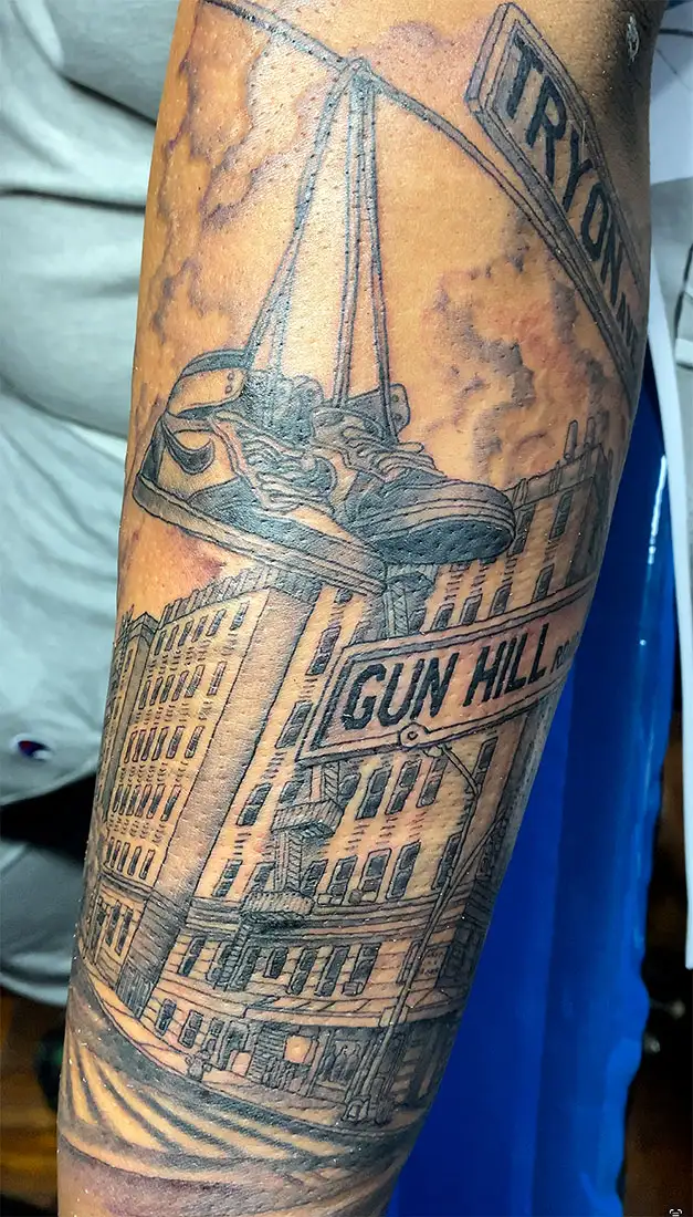 cyber sigil cybersigilism tattoo chest